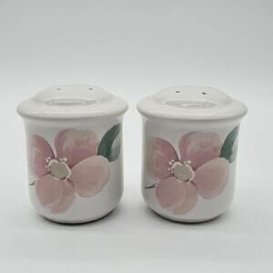 Pfaltzgraff Garland Blush salt and pepper shaker 1990's